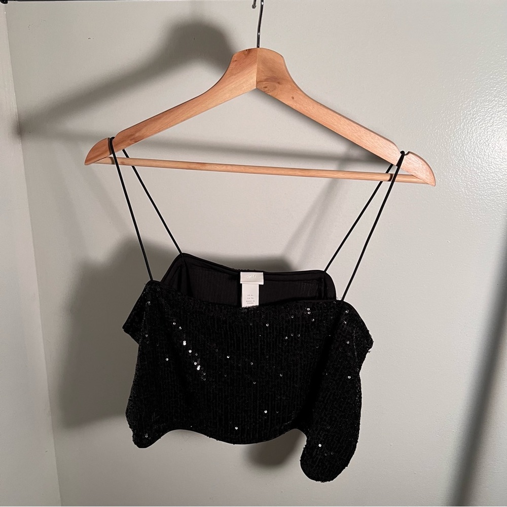 H&M sequence cropped tank top